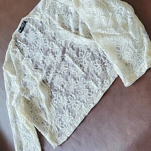 Floral Lace Bolero jacket